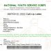 NYSC Call Up Letter