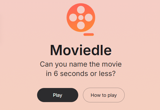 moviedle movie guessing game