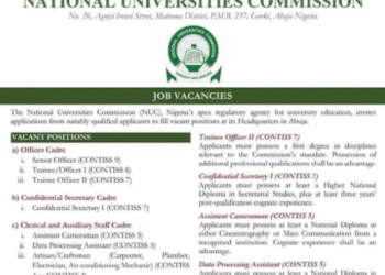 NUC recruitment 2025