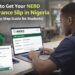 NERD Clearance Slip in Nigeria